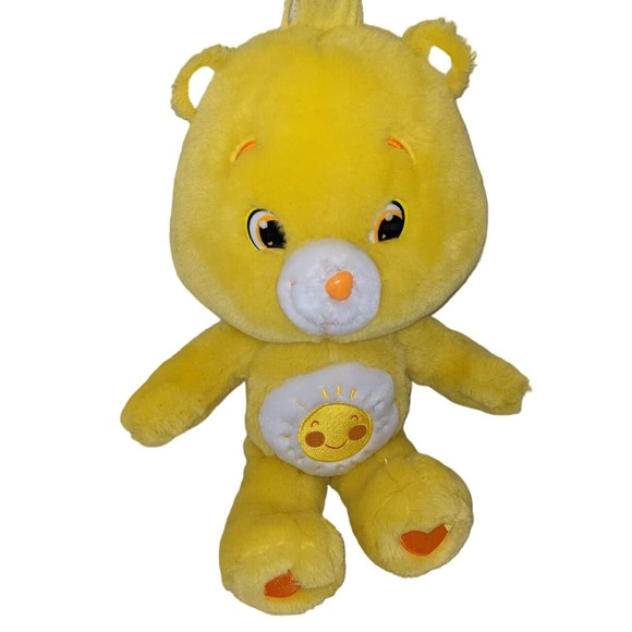 2007 10" Funshine Bear Care Bear Plush Jaxx Play Along - Picture 1 of 3